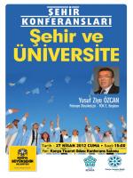 YUSUF ZİYA ÖZCAN "ŞEHİR KONFERANSLARI"NA GELİYOR