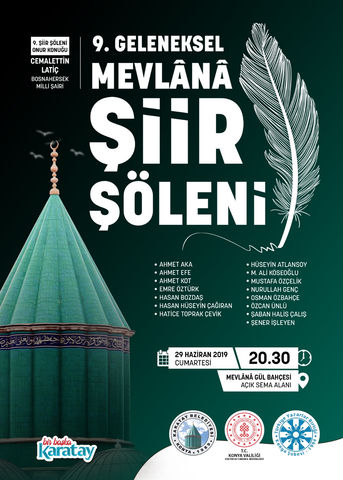 9. Geleneksel Mevlânâ Şiir Şöleni