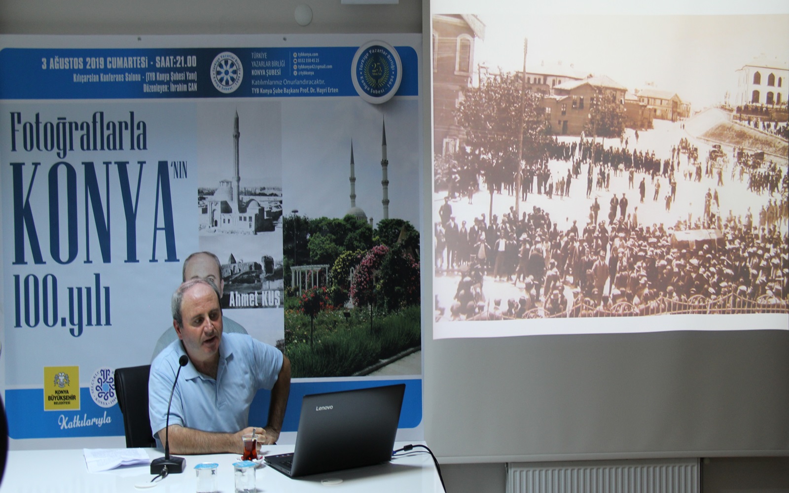 TYB’DE FOTOĞRAFLARLA KONYA’NIN 100 YILLIK DEĞİŞİMİ SERGİLENDİ