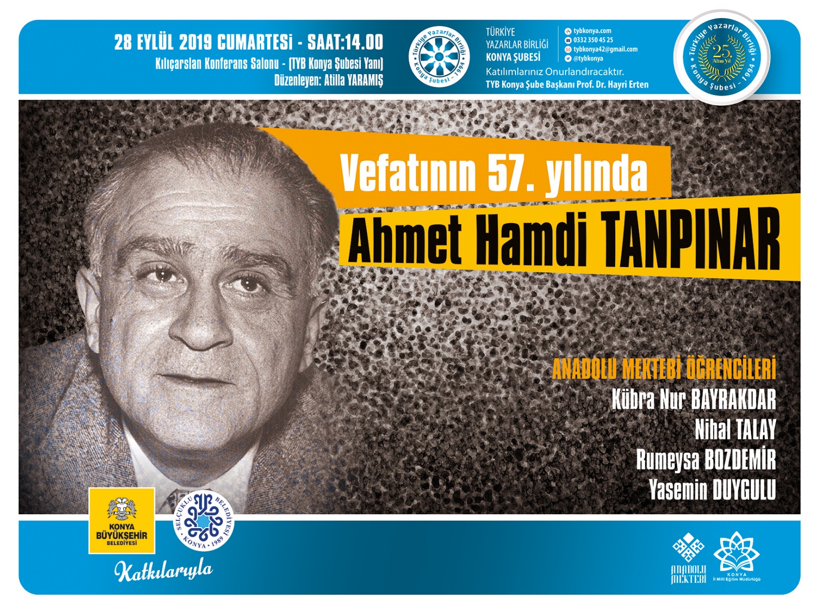 Vefatının 57. Yılında Ahmet Hamdi TANPINAR