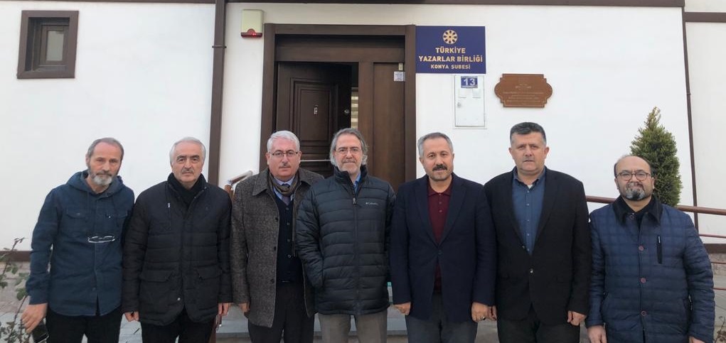Tarihçi Yazar Mustafa Armağan’dan Türkiye Yazarlar Birliği Konya Şubesi’ne “Hayırlı Olsun!” ziyareti