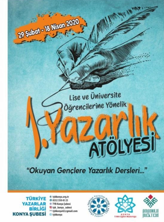 GENÇ YAZARLARA YÖNELİK “YAZARLIK ATÖLYESİ” AÇILIYOR