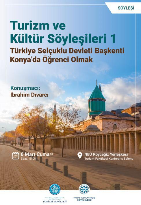 Turizm ve Kültür Söyleşileri başlıyor