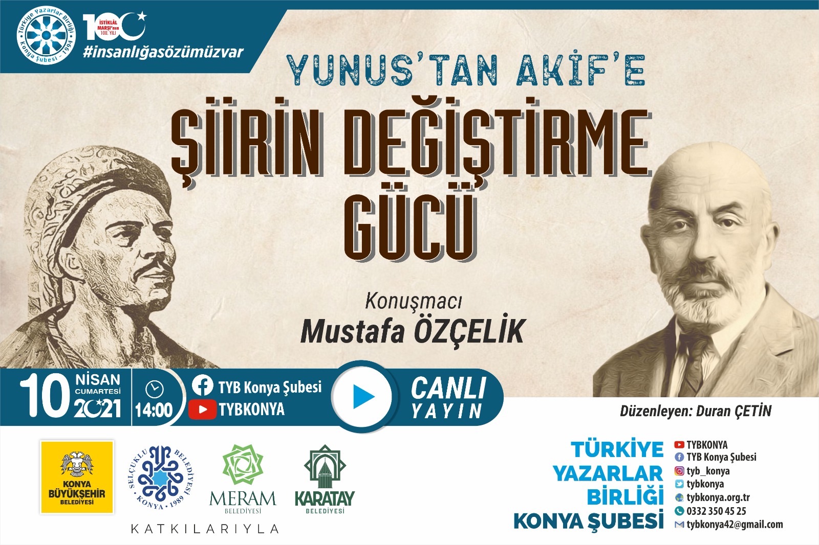 Yunus'tan Akif'e Şiirin Değiştirme Gücü