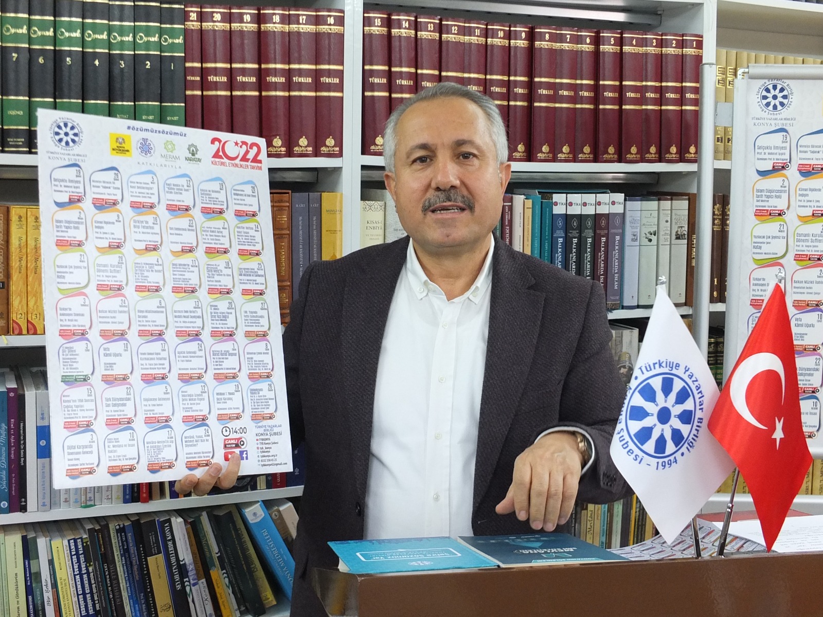 Türkiye Yazarlar Birliği Konya Şubesi 2022 yılı etkinlik takvimini açıkladı.