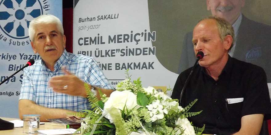 Türkiye Yazarlar Birliği Konya Şubesi’nin haftalık konferansında şair yazar Burhan Sakallı, mütefekkir yazar Meriç’i tahlil etti: