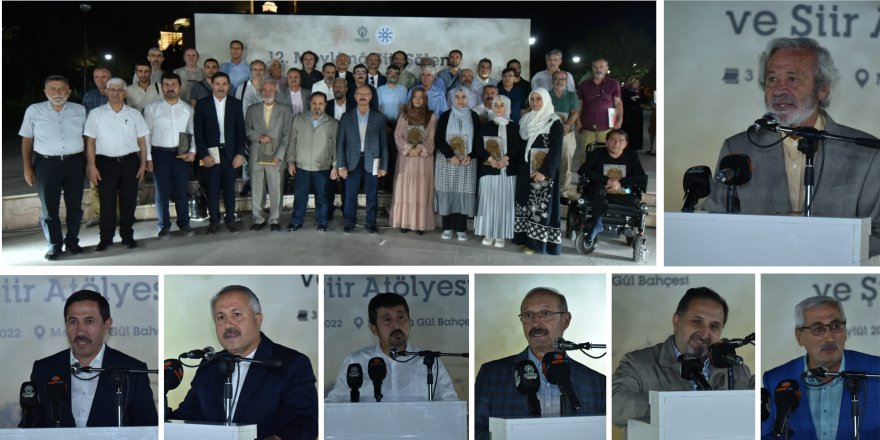 KARATAY,12. MEVLANA ŞİİR ŞÖLENİ’NE EV SAHİPLİĞİ YAPTI