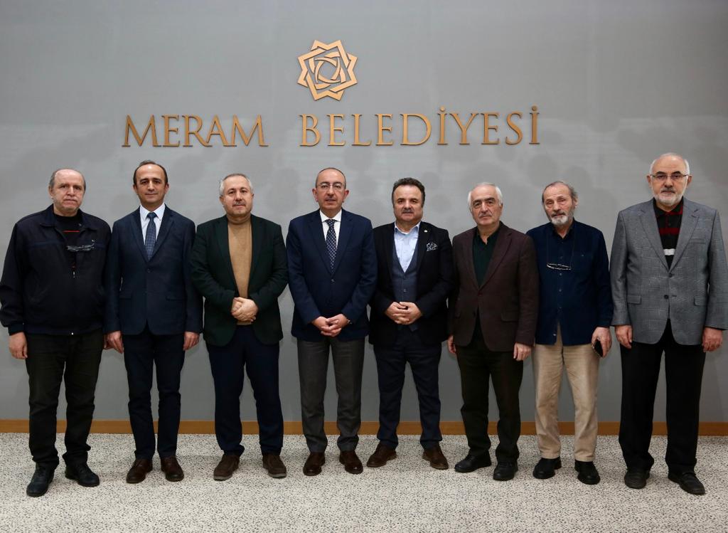 TYB Konya Şube Yönetim Kurulu, Mustafa Kavuş'u Ziyaret Etti
