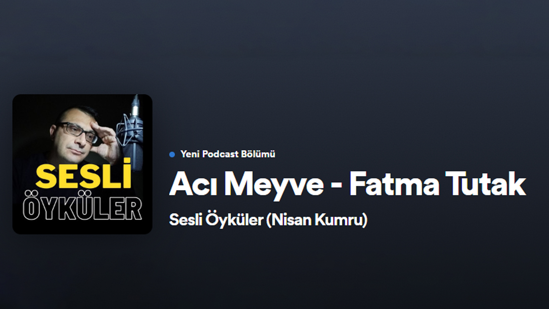 Acı Meyve - Fatma Tutak (Nisan Kumru sesli öykü)