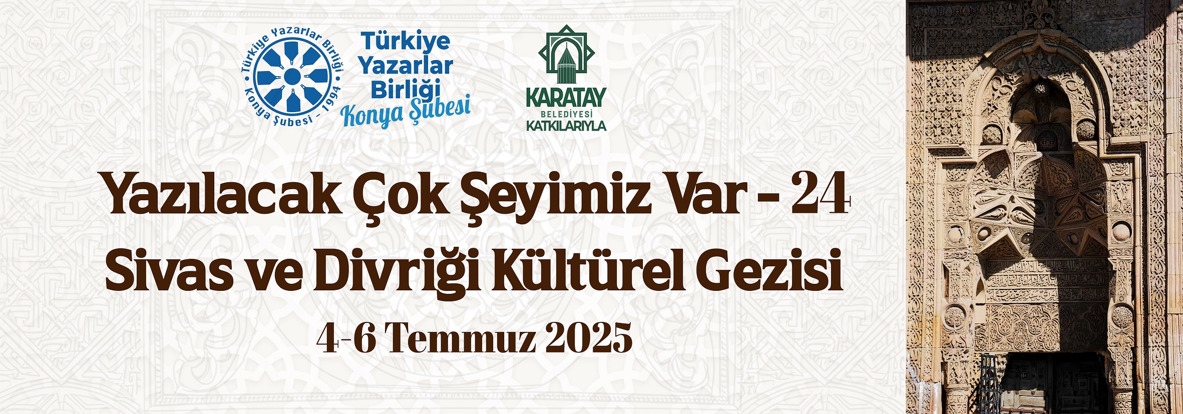 Yazılacak çok şeyimiz var 24- Sivas ve Divriği yazıları