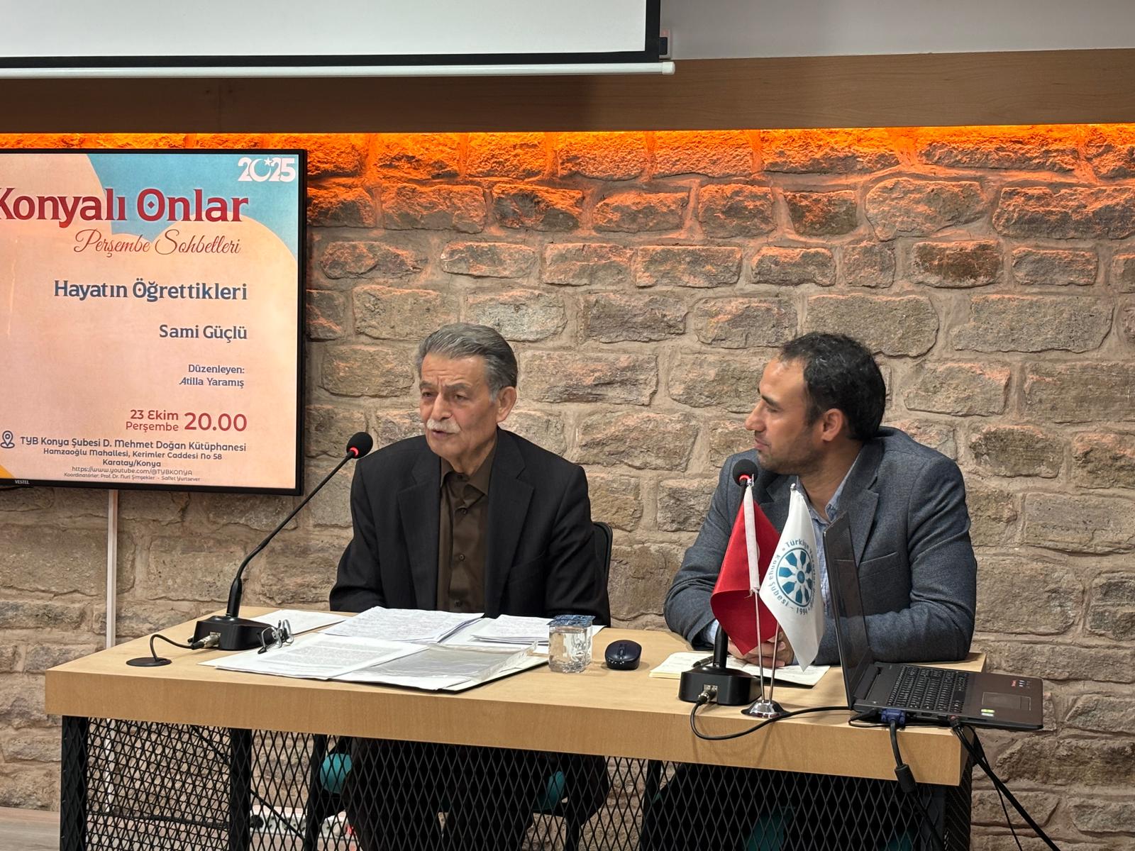 Tecrübe ve İdeallerin Işığında Bir Ömür Hikayesi: Prof. Dr. Sami Güçlü, TYB Konya’da “Hayatın Öğrettikleri”ni Anlattı