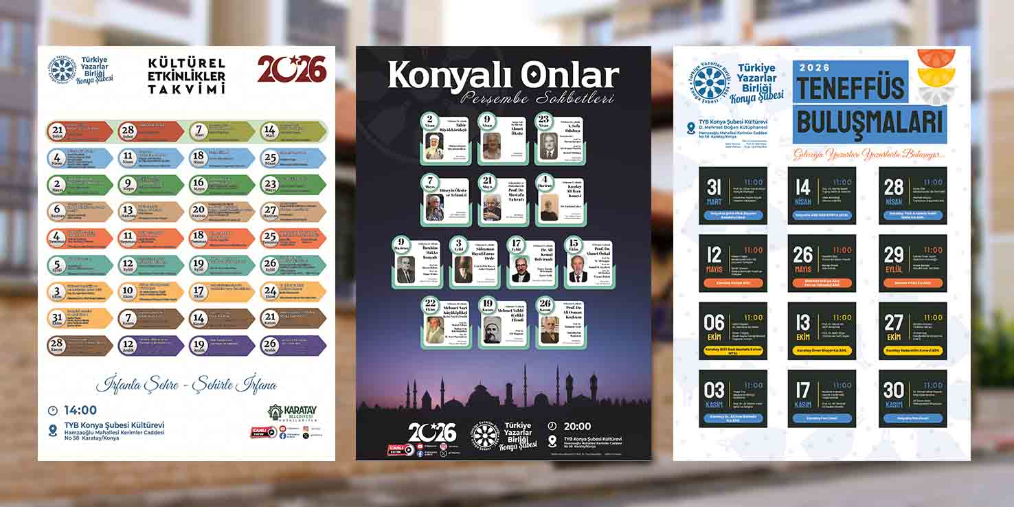 TYB Konya Şubesi 2026 Yılı Etkinlik Takvimini Açıkladı