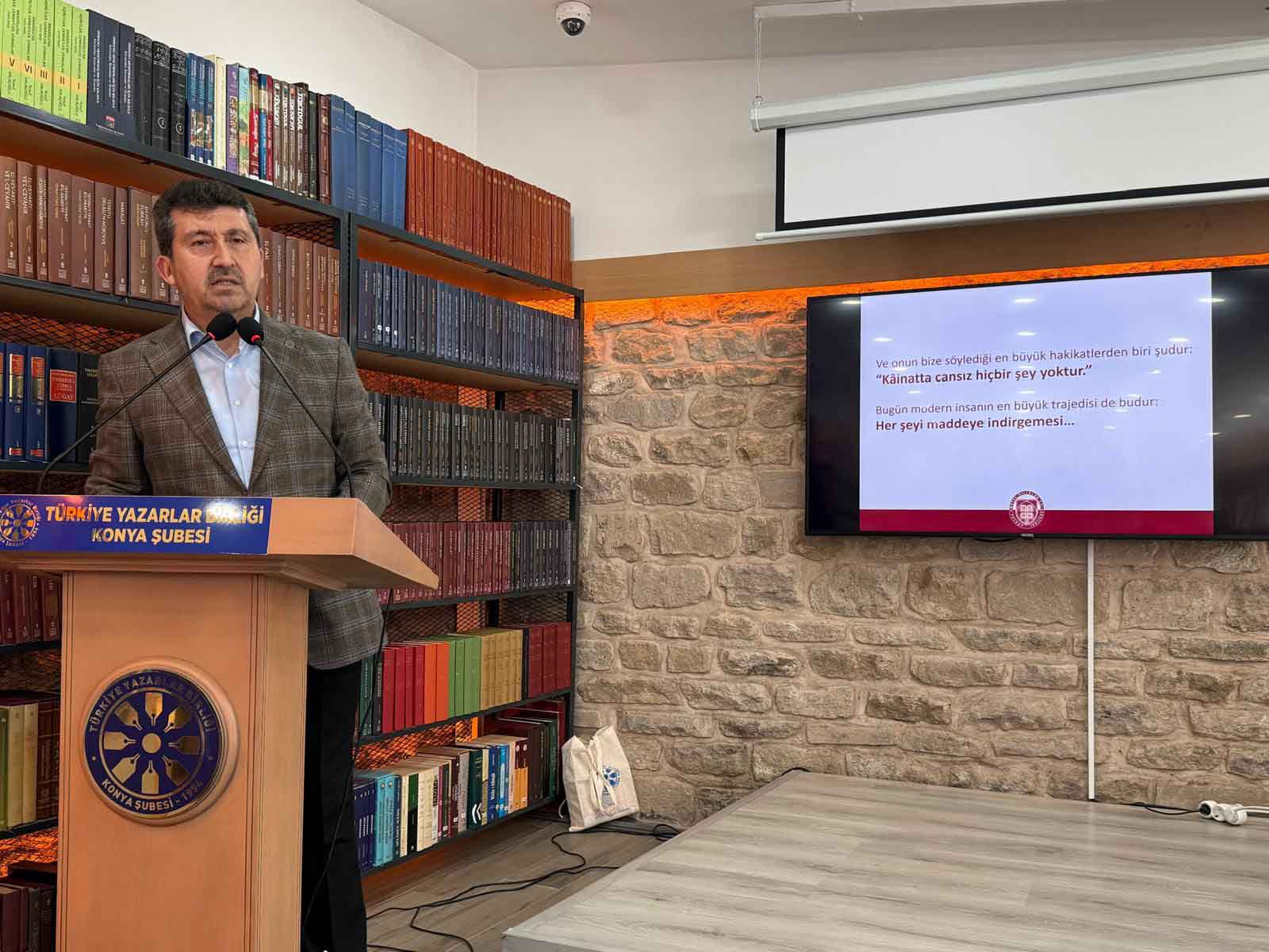 İslam Ekolojisi ve Mevlâna TYB Konya Şubesinde Konuşuldu