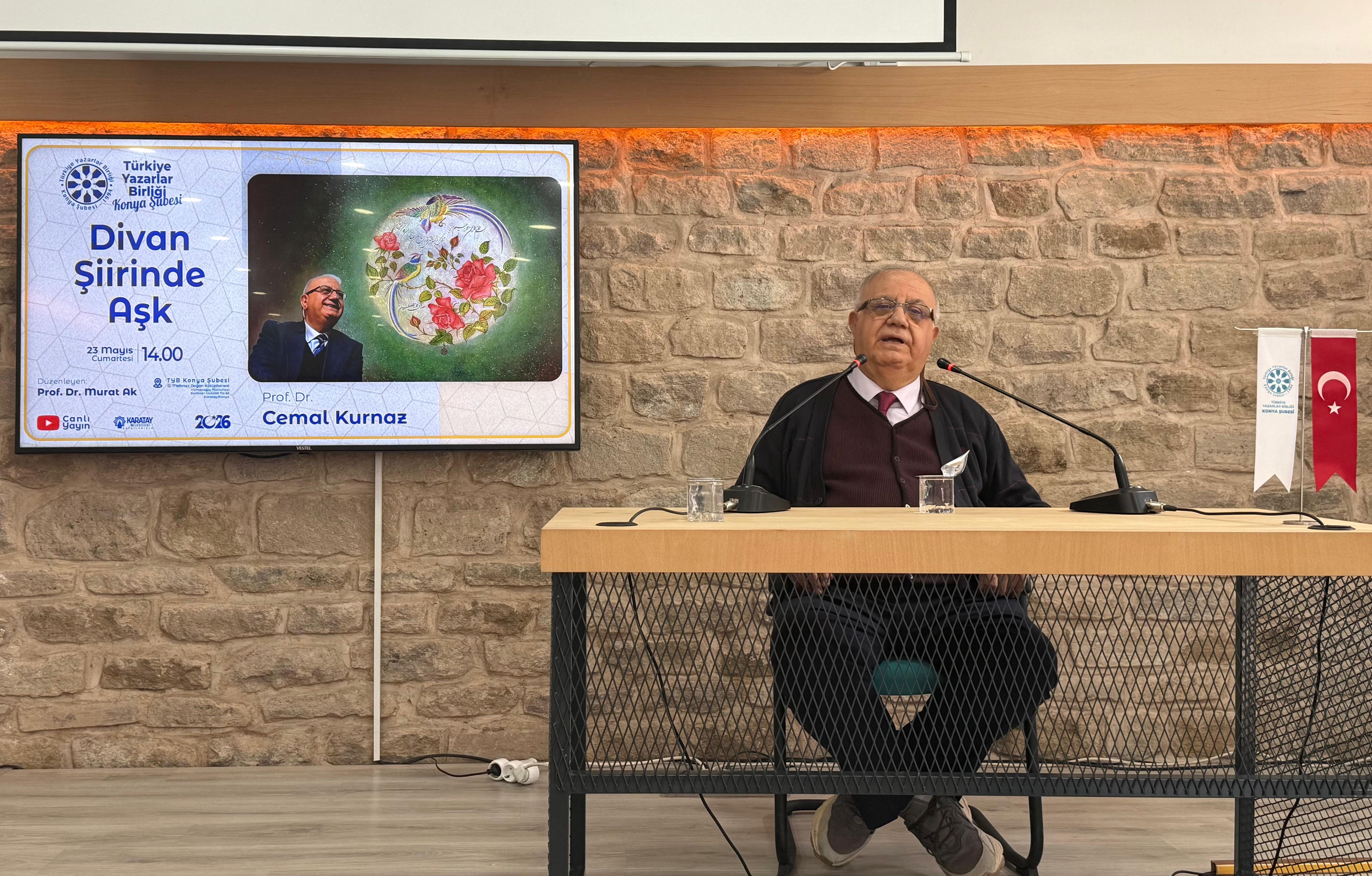 TYB Konya’da "Divan Şiirinde Aşk" Konuşuldu