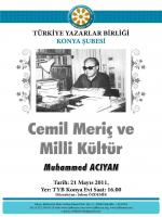 Cemil Meriç ve Milli Kültür