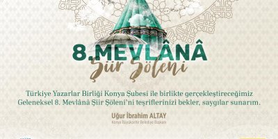 Şairler Konya'da buluşuyor