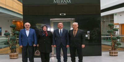 TYB Konya Şube Başkanı ve Yönetimi Meram Belediye Başkanına Hayırlı Olsun Ziyaretinde Bulundu