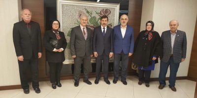 TYB Konya Şube Başkanı ve Yönetim Kurulu Üyeleri Karatay Belediye Başkanını Ziyaret Etti