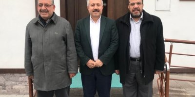 Hayra Hizmet Vakfından Türkiye Yazarlar Birliği Konya Şubesi'ne tebrik ziyareti