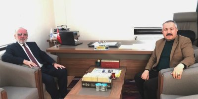 Konya İl Müftüsü Ahmet Poçanoğlu Türkiye Yazarlar Birliği Konya Şubesini Ziyaret Etti.