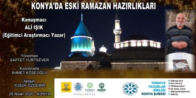 RAMAZAN SOHBETLERİ BAŞLIYOR