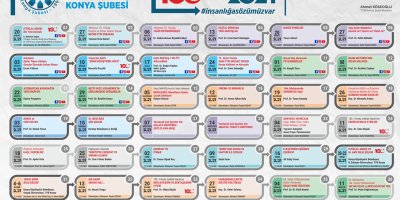 TYB KONYA ŞUBESİ 2021 PROGRAMINI AÇIKLADI