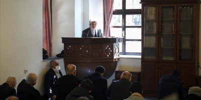 Yazar Mehmet Doğan, Taceddin Sultan Camisi'nde İstiklal Marşı'nın yazılış sürecini anlattı