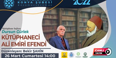 Kütüphaneci Ali Emiri Efendi - Kütüphaneler Haftası