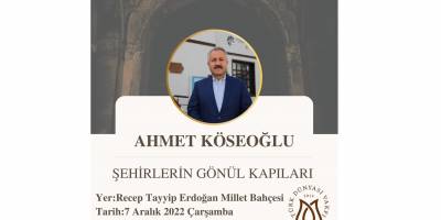 “Gençlerle Gelenekten Geleceğe Üretici Yazarlık Okulu Projesi” kapsamında Ahmet Köseoğlu, öğrencilerle bir araya gelecek.