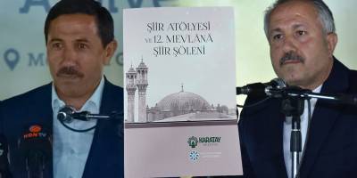 ŞİİR ŞÖLENİNİ KARATAY BELEDİYESİ HEP DESTEKLEDİ