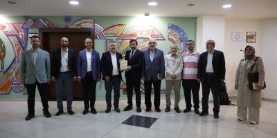 TYB Konya Şube Yönetim Kurulu Üyeleri Karatay Belediye Başkanı Hasan Kılca'yı Ziyaret Etti