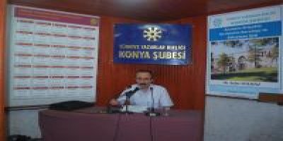 TYB Konya Şubesinde Türkiye Selçuklu Devleti ve Süleyman Şah konuşuldu.