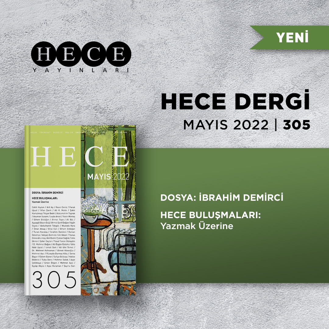 hece dergisi kapak